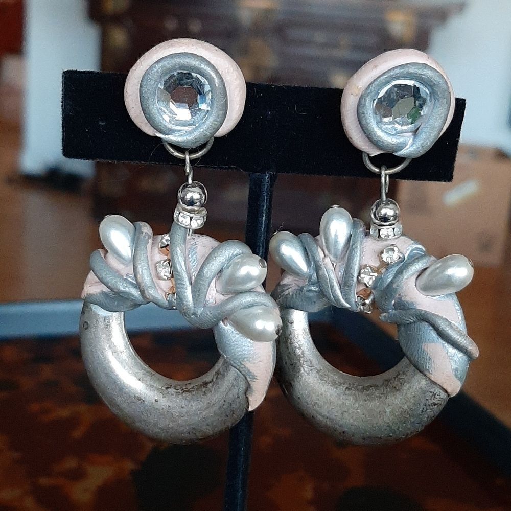 Vintage handmade earrings   